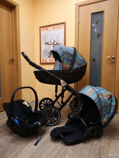 Лот: 13630978. Фото: 1. Коляска Anex sport 3 в 1 rainbow. Коляски