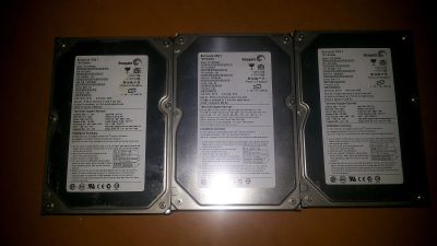 Лот: 11779695. Фото: 1. 3 hdd по 120гб Seagate ST3120022A... Жёсткие диски (HDD)