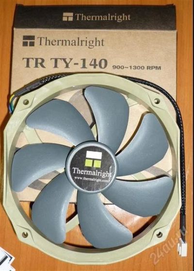 Лот: 2719897. Фото: 1. Вентилятор Thermalright TY-140... Системы охлаждения
