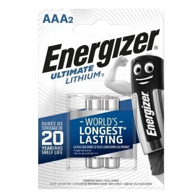 Лот: 22979111. Фото: 1. Батарейка AAA Energizer Ultimate... Батарейки, аккумуляторы, элементы питания