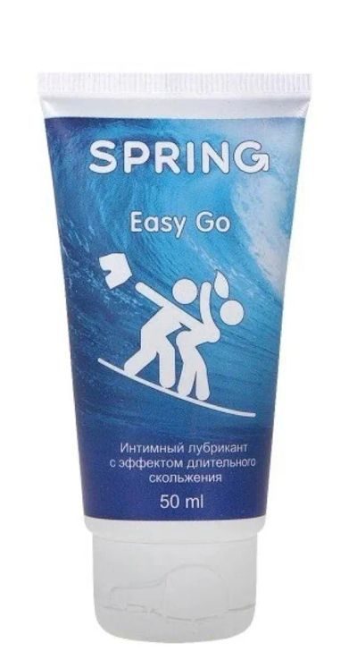 Лот: 24407142. Фото: 1. Лубрикант Spring Easy Go на гибридной... Интимная косметика, смазки