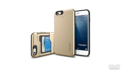 Лот: 13673011. Фото: 1. Чехол Spigen Slim Armor для iPhone... Чехлы, бамперы