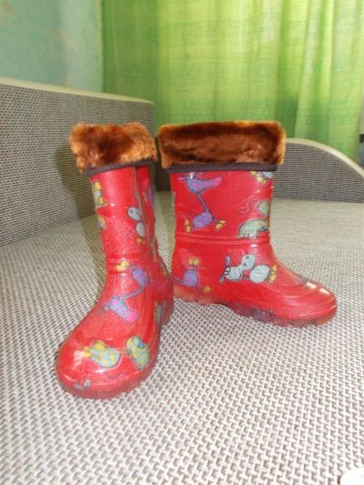 Лот: 3948004. Фото: 1. Сапожки новые с теплым носком... Сапоги