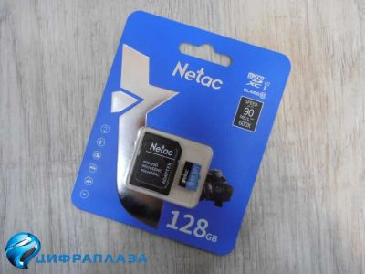 Лот: 20679673. Фото: 1. 128Gb карта памяти Netac microSDXC... Карты памяти