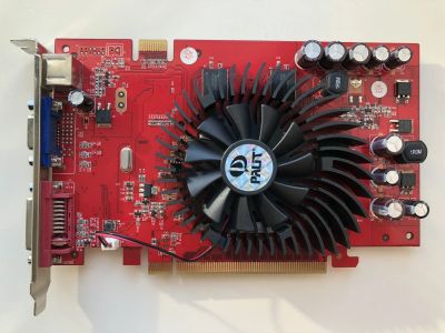 Лот: 25801445. Фото: 1. PCI-E 256Mb Palit GeForce 7600GS... Видеокарты