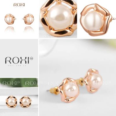 Лот: 3809654. Фото: 1. Серьги ROXI с золотым покрытием. Серьги, каффы