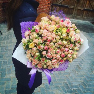 Лот: 8165140. Фото: 1. Сборный букет. Цветы на Щорса... Свежие цветы