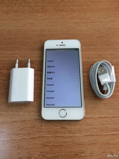 Лот: 9185052. Фото: 1. Iphone 5s Gold 32Gb. Смартфоны