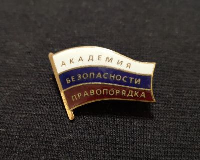 Лот: 21589007. Фото: 1. Знак Академия Безопасности Правопорядка... Другое (военная атрибутика)