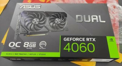 Лот: 25234344. Фото: 1. Видеокарта Asus GeForce RTX 4060... Видеокарты