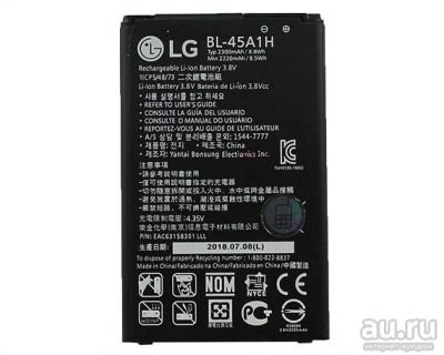 Лот: 10453913. Фото: 1. АКБ LG K10/K10 LTE K430ds Аналог... Аккумуляторы