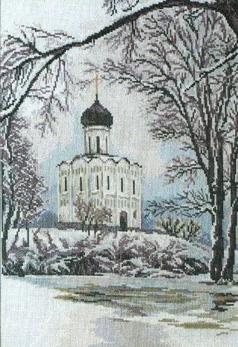 Лот: 7378686. Фото: 1. Схема "Храм". Вышивание