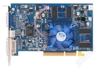 Лот: 302492. Фото: 1. AGP Sapphire ATI RADEON X700... Видеокарты