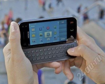 Лот: 601525. Фото: 1. Nokia N97 - 2sim, TV, FM, Wi-Fi... Кнопочные мобильные телефоны