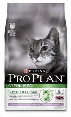Лот: 5139358. Фото: 1. Pro Plan Sterilised 10кг Индейка-цыпленок... Корма