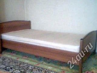 Лот: 2481305. Фото: 1. Кровать 1.5 спальная с матрасом. Кровати