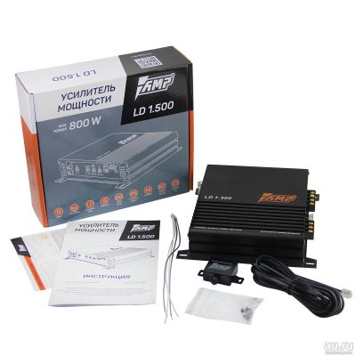 Лот: 14258602. Фото: 1. AMP LD 1.500 New 1-канальный усилитель... Усилители