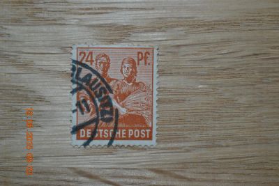 Лот: 5526286. Фото: 1. Оккупация Германии, марка 1948г... Марки