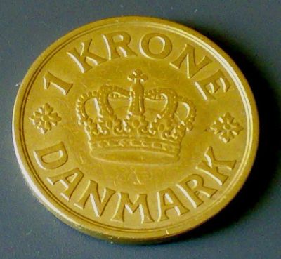 Лот: 2451950. Фото: 1. Дания 1 крона 1926 нечастая. Европа