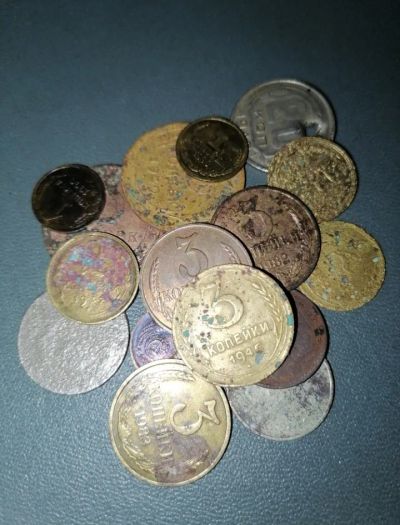 Лот: 21046091. Фото: 1. Ранние Советы и СССР 17 монет. Россия и СССР 1917-1991 года