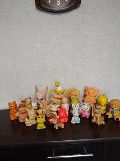 Лот: 19832577. Фото: 1. Коллекция резиновых игрушек СССР. Игрушки