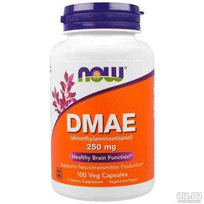 Лот: 9744812. Фото: 1. DMAE 250mg/100cap Now Foods (Спортивное... Спортивное питание, витамины