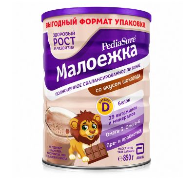 Лот: 25004706. Фото: 1. Педиашур малоежка шоколад 850г. Другое (кормление и уход, гигиена)