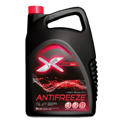 Лот: 17516745. Фото: 1. Антифриз "X-Freeze Red" (5 кг... Масла, жидкости