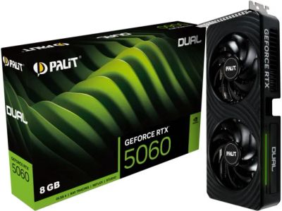 Лот: 25731059. Фото: 1. 8Gb Palit RTX 5060 Dual Новая. Видеокарты