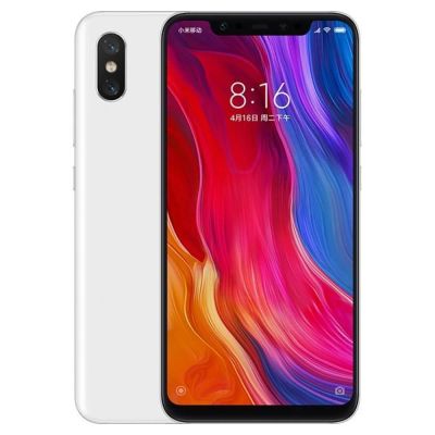 Лот: 13746541. Фото: 1. Xiaomi Mi 8 6/256Gb White (ВИТРИНА... Смартфоны
