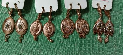 Лот: 21587193. Фото: 1. Серьги. Серьги, каффы