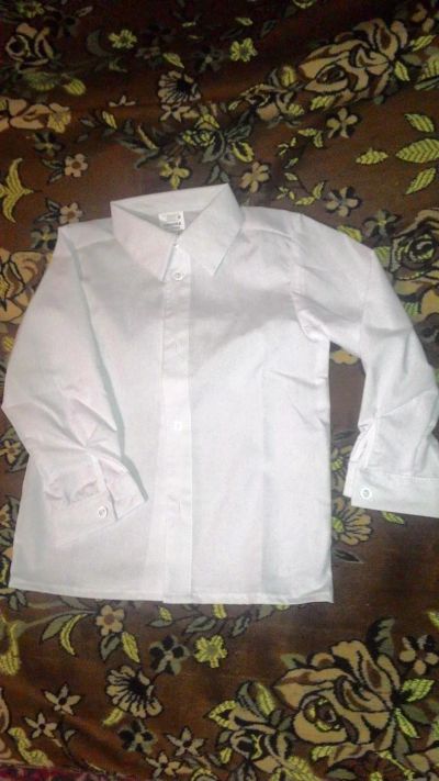 Лот: 9406475. Фото: 1. НОВАЯ. Сорочка (рубашка) белая... Рубашки, блузки, водолазки