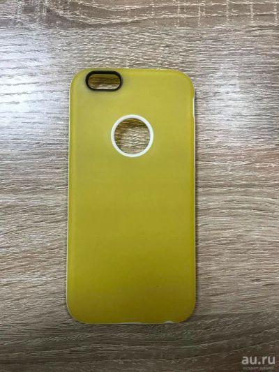 Лот: 9893865. Фото: 1. Чехол Iphone 6/6S Желтый-Оранжевый. Чехлы, бамперы