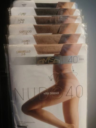 Лот: 18214578. Фото: 1. Колготки Omsa Nudo 40 Vita Bassa... Колготки, чулки