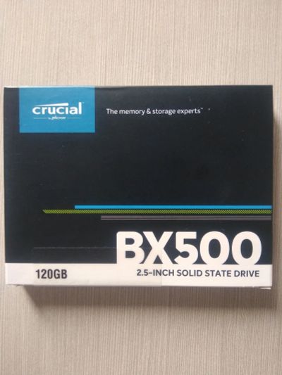 Лот: 16329885. Фото: 1. SSD накопитель Crucial BX500 CT120BX500SSD1... SSD-накопители