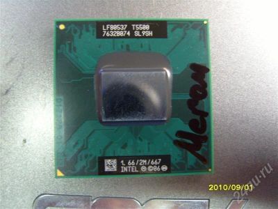 Лот: 495337. Фото: 1. Intel Core 2 Duo Mobile T5500. Другое (комплектующие)