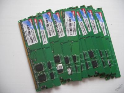 Лот: 5610026. Фото: 1. Оперативка DDR2 256Mb (14 штук... Оперативная память