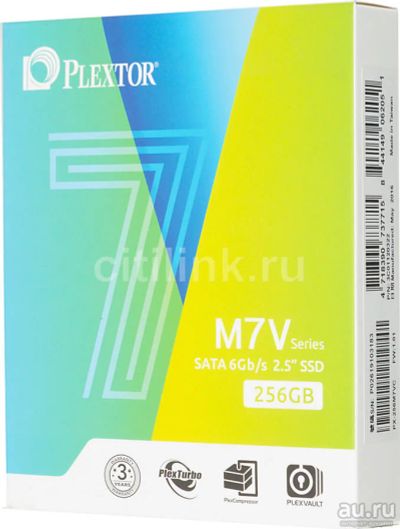 Лот: 12805886. Фото: 1. Plextor m7v px-256m7vc. SSD-накопители