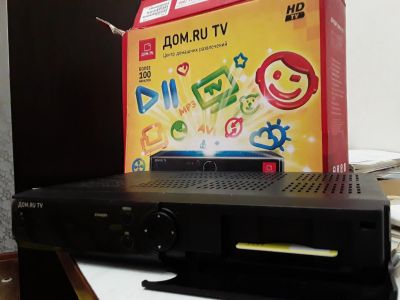 Лот: 16772291. Фото: 1. Цифровой приемник .ДОМ.RU TV. Цифровое, спутниковое ТВ