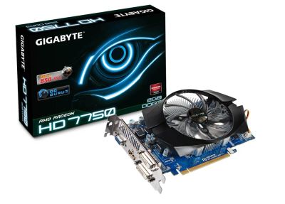 Лот: 4768683. Фото: 1. Gigabyte Radeon 7750. Видеокарты