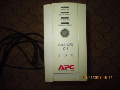Лот: 14946149. Фото: 1. APC Back-UPS CS 500. ИБП, аккумуляторы для ИБП