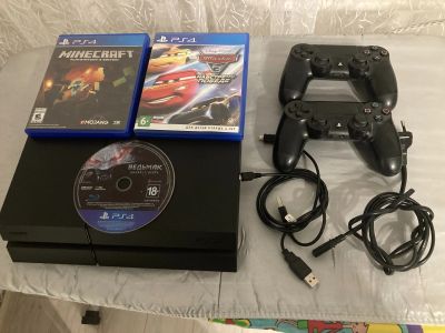 Лот: 20972570. Фото: 1. Sony PlayStation 4 PS4 1TB 1208B. Игровые приставки, консоли