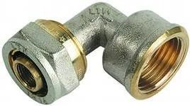 Лот: 12945310. Фото: 1. Уголок ТМ L16*1/2г /160/. Фитинги, подводка