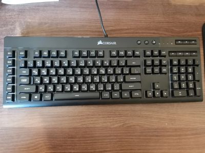 Лот: 18220107. Фото: 1. Клавиатура Corsair K55 RGB. Клавиатуры для ноутбуков