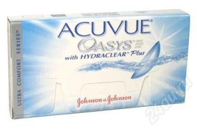 Лот: 595019. Фото: 1. Контактные линзы Acuvue Oasys... Антисептики, защитные средства, медицинские маски