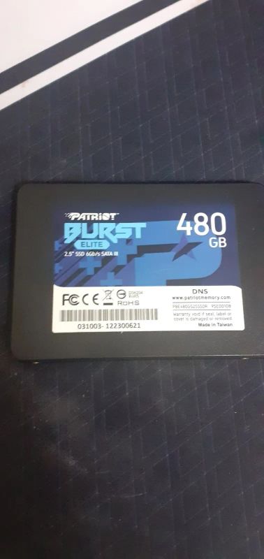 Лот: 21041555. Фото: 1. ssd patriot burst elite. SSD-накопители