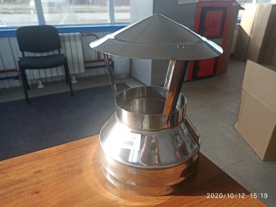 Лот: 16672414. Фото: 1. Оголовок нерж, нерж. d150/230... Дымоходы