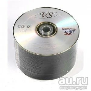 Лот: 14051555. Фото: 1. Диски VS CD-R 80 52x Bulk/50 ЦЕНА... CD, DVD, BluRay