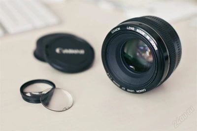 Лот: 1004122. Фото: 1. Canon EF 50mm f/1.4 USM Разбитый. Объективы