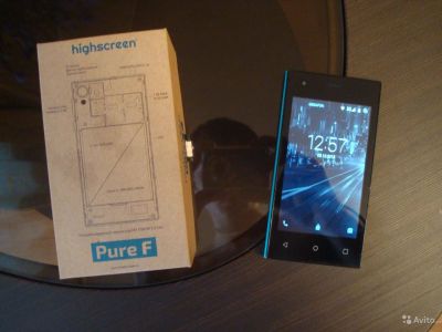 Лот: 6321409. Фото: 1. highscreen pure f. Смартфоны